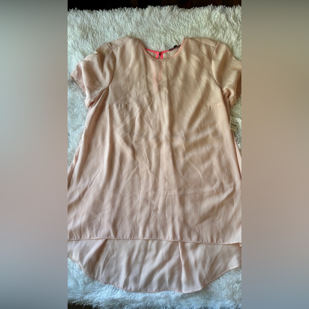 Vince Camuto Light Pink Tunic Top